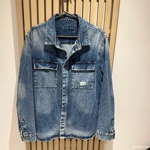 Ksubi Blue Denim Jacket Shirt